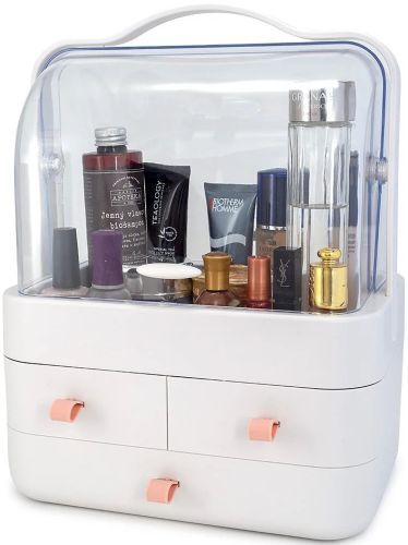 Органайзер для хранения косметики Cosmetic Storage Box 3 LD-304  настольная косметическая полочка с выдвижными ящиками и ручкой для украшений LD288
