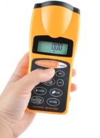 Ультразвуковой дальномер с лазерной указкой Ultrasonic OQ03 с экраном лазерная рулетка, Ультразвуковая линейка CP-3007 с термометром и калькулятором