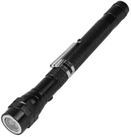 Телескопический ручной фонарь X-Balog BL-T91 светодиодный гибкий LED фонарик с магнитом на батарейках для освещения и захвата металлических предметов