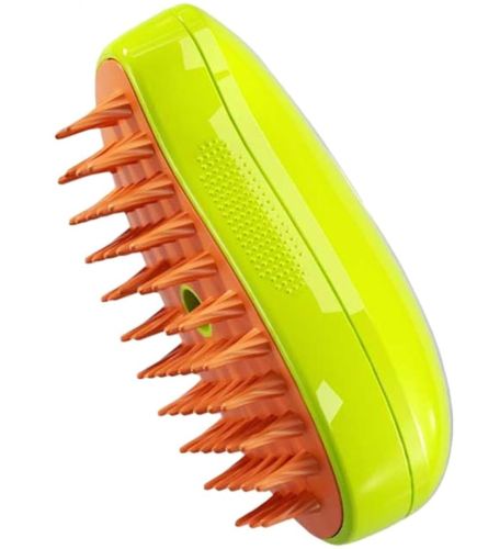 Электрическая паровая щетка Pet Brush SBC-1 для вычесывания шерсти кошек и собак, расческа распылитель с увлажнением для ухода за домашними животными