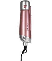 Мультистайлер для укладання Gemei GM-4831 7 в 1 фен щітка з насадками 2200W плойка щипці Gemmy для сушіння, завивки, випрямлення та об'єму волосся Рожева