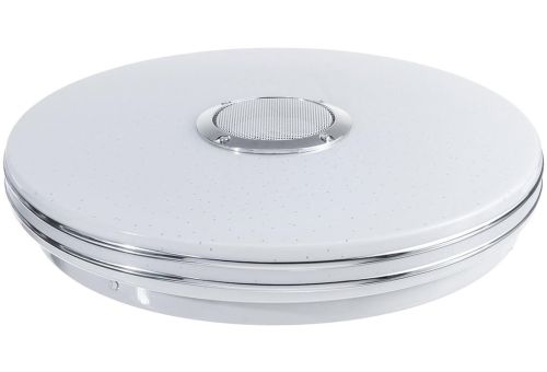 Стельовий світильник RGB Lamp GS-7062 38 см 60W кругла світлодіодна LED люстра з регулюванням яскравості, Bluetooth колонкою і пультом управління