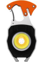Світлодіодний ліхтарик брелок для ключів з підпалом Keychain Light W5147 ручний мультитул, міні світильник з прикурювачем, викруткою і карабіном USB