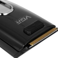 Акумуляторна машинка для стрижки волосся VGR V-040 професійний бездротовий чоловічий тример для вусів і бороди з LED-дисплеєм і USB зарядкою V040