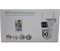 Беспроводная уличная IP камера видеонаблюдения Wifi Smart Camera Q13 6Мп поворотная двойная видеокамера с ночной съемкой и удаленным доступом Rias