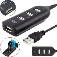 USB хаб Hi-Speed XD4 Black на 4 порта, Универсальный разветвитель с 4 выходами концентратор переходник HUB 480 Мбит для компьютера от USB Черный