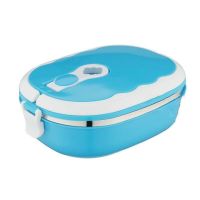 Подвійний термо ланч бокс з нержавіючої сталі Luch box Two Layers LB-2180 на 2 секції, Ланч-бокс контейнер на 2 відділення по 800 мл, Судочок Lunchbox