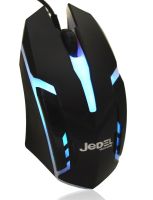 Ігрова дротова комп'ютерна мишка Jedel M66 з RGB підсвічуванням для комп'ютера і ноутбука, геймерська USB миша 1000dpi Для ПК 95543 Чорна