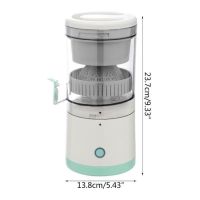 Аккумуляторная ручная мини соковыжималка Citrus Juicer YZJ-001 для цитрусовых, Портативный блендер для ягод и фруктов с USB-зарядкой на аккумуляторе