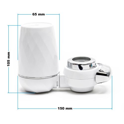 Універсальний фільтр насадка Clean Water Purifier XL-525 на кран для очищення проточної води, водяний змішувач для видалення піску та іржі MAG-599