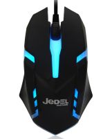 Ігрова дротова комп'ютерна мишка Jedel M66 з RGB підсвічуванням для комп'ютера і ноутбука, геймерська USB миша 1000dpi Для ПК 95543 Чорна