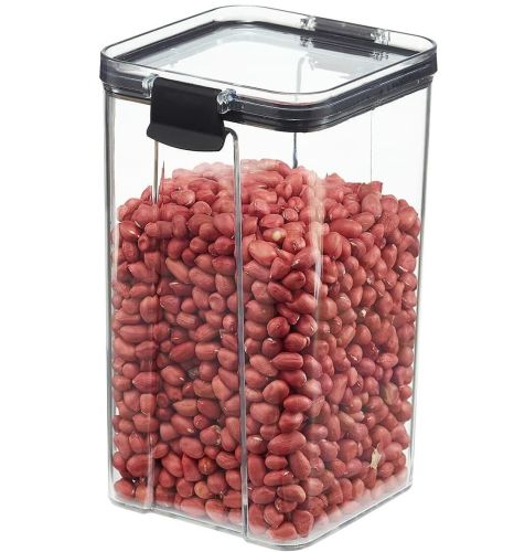 Набір контейнерів для сипучих Food Storage Container Set 8 ємностей, прозорі органайзери, баночки для зберігання харчових продуктів, круп з кришками
