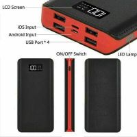 Зовнішній портативний акумулятор Power Bank UKC M9 50000 mAh 2.1A Black c LCD дисплеєм, повербанк, портативний зарядний 50000mah