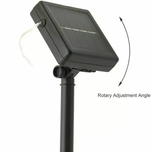 Вулична Світлодіодна гірлянда Solar String Lights LS48 - 100WW 12 метрів 100 LED діодів Теплий білий Роса Warm light з сонячною панеллю для дерев і веранд