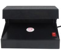 Ультрафиолетовый автоматический детектор валют Money Detector AD-118AB AC-220v, УФ лампа для быстро проверки денег купюр работающий от сети Черный