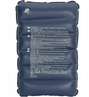 Туристическая надувная подушка Intex Inflatable Pillow 68672 47x30 см флокированная для плавания и путешествий Накладка под голову для кемпинга Синяя