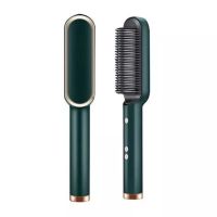 Электрическая расческа выпрямитель Hair Straightener HQT-909, Щетка с турмалиновым покрытием, Утюжок расческа-выпрямитель для укладки волос