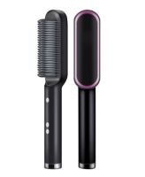 Электрическая расческа выпрямитель Hair Straightener HQT-909, Щетка с турмалиновым покрытием, Утюжок расческа-выпрямитель для укладки волос