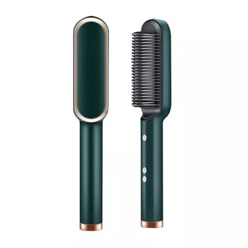 Электрическая расческа выпрямитель Hair Straightener HQT-909, Щетка с турмалиновым покрытием, Утюжок расческа-выпрямитель для укладки волос