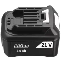 Додатковий акумулятор для електричних інструментів Cordless Chainsaw Li-on 21V 2AH Black, змінна акумуляторна батарея 21в 2мач Чорний
