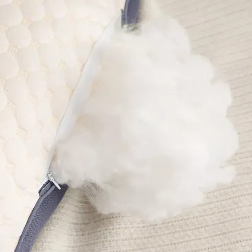 Ортопедична прямокутна подушка Casual MemoFoam Pillow PD-001 для сну з ефектом пам'яті, анатомічна подушка 63х37 см для спини і шиї Бежева