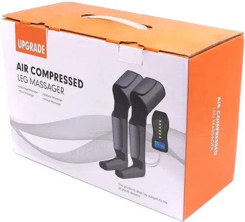 Лімфодренажний акумуляторний масажер Air Compressed 8850 для пресотерапії і лімфодренажу ніг, компресорний електромасажер KY3 - 30 від акумулятора
