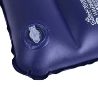 Туристическая надувная подушка Intex Inflatable Pillow 68672 47x30 см флокированная для плавания и путешествий Накладка под голову для кемпинга Синяя
