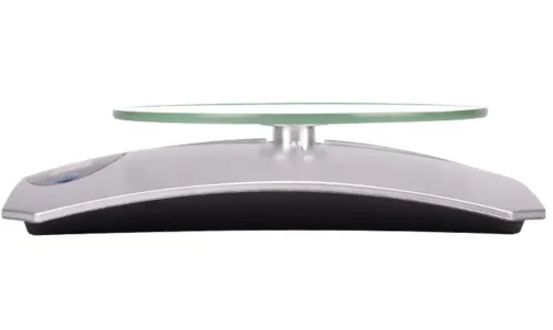 Кухонные электронные весы Domotec MS-KE5 от 1г до 5 кг Air Glass стеклянные до 5кг Домотек с LCD-дисплеем и автоматическим выключением Серые