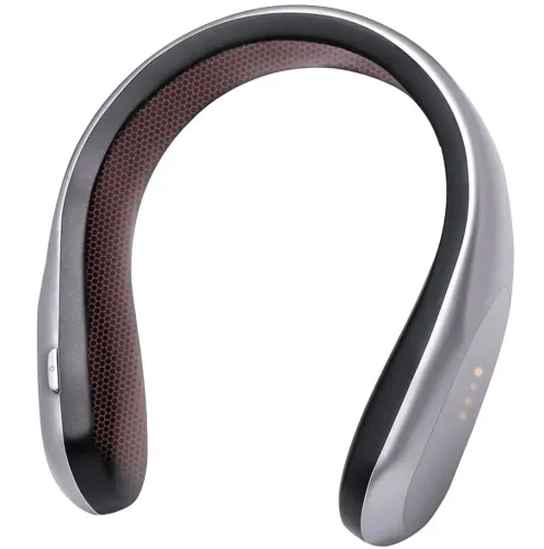 Бездротовий обігрівач на шию Handy Heater Freedom MAG - 634 з 4 режимами нагріву від USB, переносний акумуляторний міні обігрівач для шиї Сірий