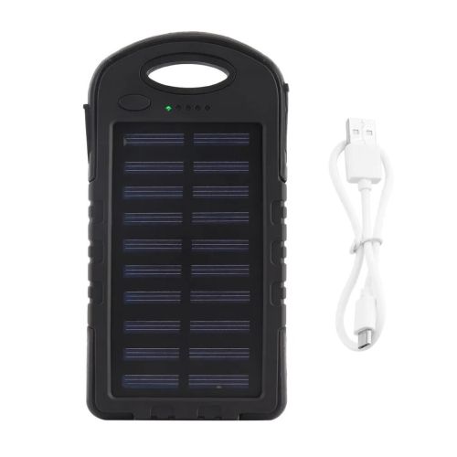 Портативний зарядний пристрій Power Bank Solar Charger JS-3 50000 mAh повербанк c карабіном на сонячній батареї, зовнішній акумулятор 50000 маг