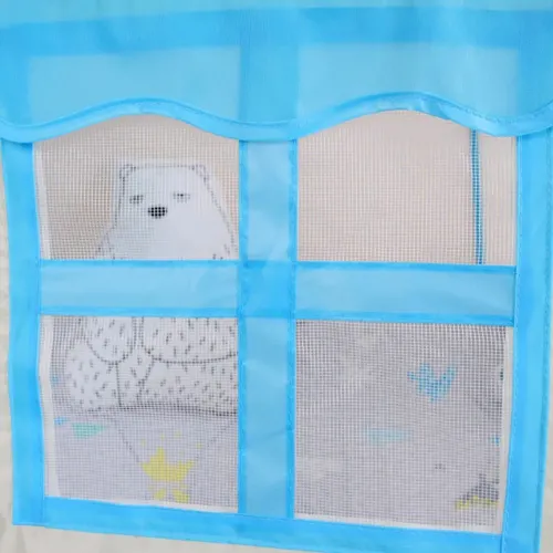Дитячий ігровий намет у вигляді будиночка Garden Play Tent 130х130х100 см з вікнами для дому та вулиці, ігровий намет для дітей з сумкою Синій