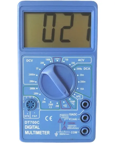 Мультиметр Digital DT700C звуковий, цифровий мультиметр, вимірювальний прилад, цифровий мультиметр