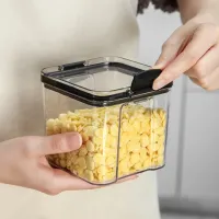 Набір контейнерів для сипучих Food Storage Container Set 8 ємностей, прозорі органайзери, баночки для зберігання харчових продуктів, круп з кришками