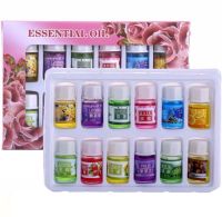 Набор водорастворимых эфирных масел Essential Oil EOS-012 12шт с различными ароматами для диффузора, Эфирное аромамасло по 3мл для ароматизаторов
