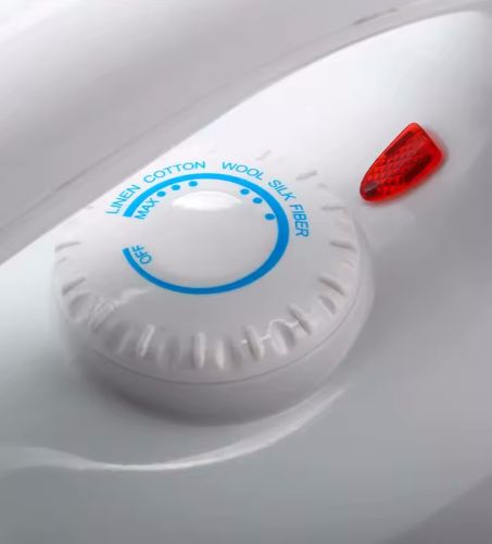 Ручна парова праска Royal Deluxe Dry Iron YPF-2003A з тефлоновим покриттям для сухого прасування одягу, Електрична 1000W з регулятором температури