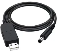 Підвищуючий USB кабель Berger з 5V на 12V для живлення Wi-Fi роутера від Power Bank з перетворювачем, перехідник для вай фай 5.5х2. 1 повербанка 5В 12В