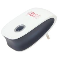 Ультразвуковий відлякувач комах і гризунів Electronic Pest Reject Repeller пристрій для знищення мишей тарганів, комарів прилад в розетку