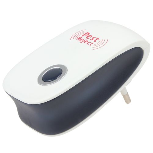 Ультразвуковий відлякувач комах і гризунів Electronic Pest Reject Repeller пристрій для знищення мишей тарганів, комарів прилад в розетку