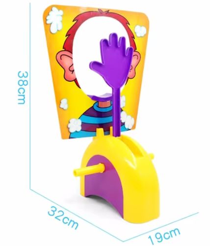 Настільна гра пиріг в обличчя Hasbro Pie Face B7063 для ігор в компанії, розважальна гра Торт в обличчя E111-11 з рулеткою для дітей і дорослих