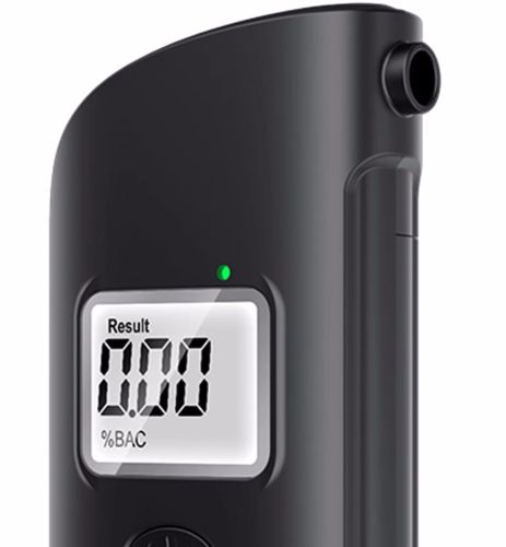 Кишеньковий алкотестер Breath Alcohol Tester MR689 з мундштуками і LCD дисплеєм, персональний алкометр дихання аналізатор спирту HA - 170 від батарейок
