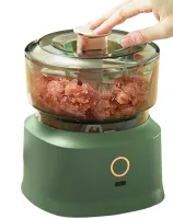 Портативний кухонний міні блендер, подрібнювач для часнику і пюре Multifunctional Cooking Machine JUCIER AND460 від USB, електричний Гріндер 350 мл