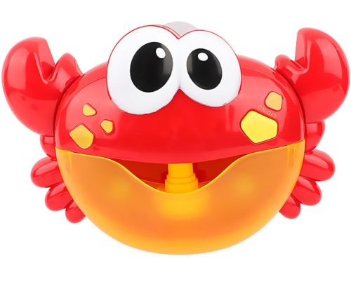 Краб дитяча іграшка для ванни Bubble Crab музична іграшка-генератор піни на присосках з мильними бульбашками, забавний краб-міхур на батарейках