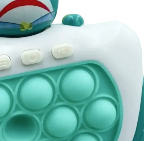 Дитяча іграшка головоломка Quick Pop It Baby Frog SR8602 інтерактивна електронна приставка антистрес поп іт для зняття стресу на батарейках від 3-х років