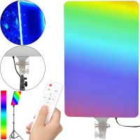 Світлодіодна прямокутна лампа Fill Light RGB LED LED PM-60 для студійної фото- і відеозйомки з пультом ДУ, Відеосвітло 50x35 см 14 режимів від мережі