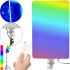 Світлодіодна прямокутна лампа Fill Light RGB LED LED PM-60 для студійної фото- і відеозйомки з пультом ДУ, Відеосвітло 50x35 см 14 режимів від мережі