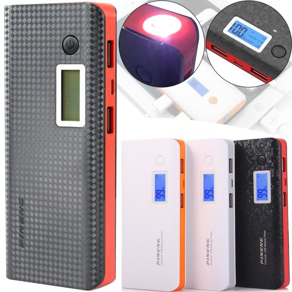 Портативний зарядний пристрій PINENG PN-968 Power Bank 10000 mahс LCD дисплеєм