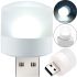 Светодиодная USB мини лампочка ночник Vkstar 1W Led Light BU-15 от Power Bank и ноутбука, Лампа фонарик 6000K от повербанка ПК 1Вт Холодный белый