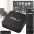 Цифровая смарт ТВ приставка для телевизора с пультом Ultra MXQ PRO 4K 4GB/32GB, Медиаплеер Android 11.1 5G TV со встроенным WiFi модулем Черная