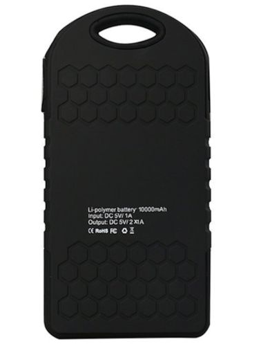 Портативний зарядний пристрій Power Bank Solar Charger JS-3 50000 mAh повербанк c карабіном на сонячній батареї, зовнішній акумулятор 50000 маг