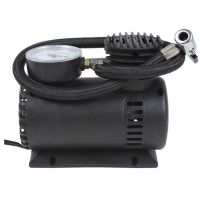 Электрический автомобильный компрессор 300 PSI 10-12Amp 25л Ji030 воздушный насос для автомобиля, Автокомпрессор для подкачки колес машины Черный